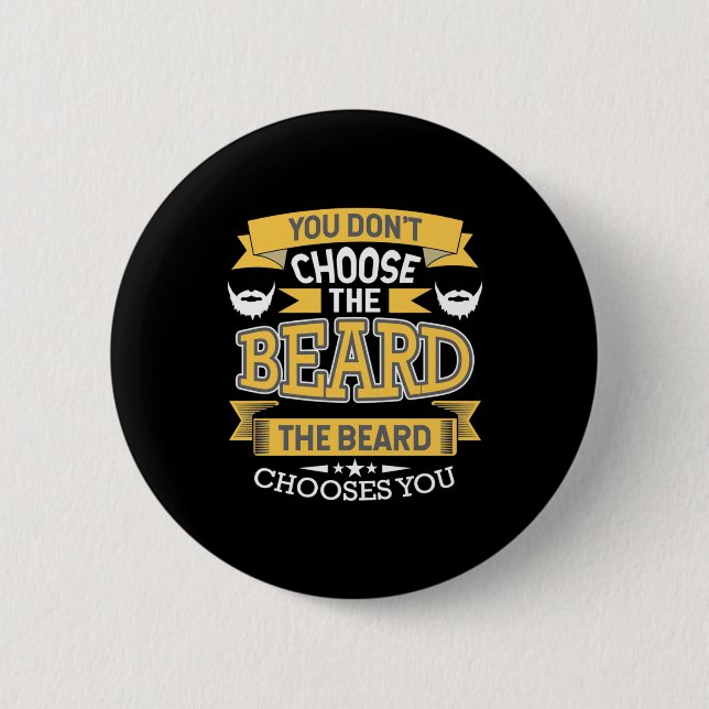 Chapa Redonda De 5 Cm La Barba Te Elige (Anverso)