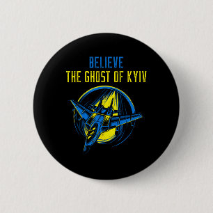 Chapa Redonda De 5 Cm La Camiseta Del Fantasma De Kiev Creo Ucrania Me P