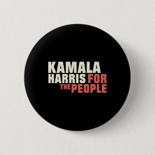Chapa Redonda De 5 Cm La campaña electoral de 2024 contra Kamala Harris