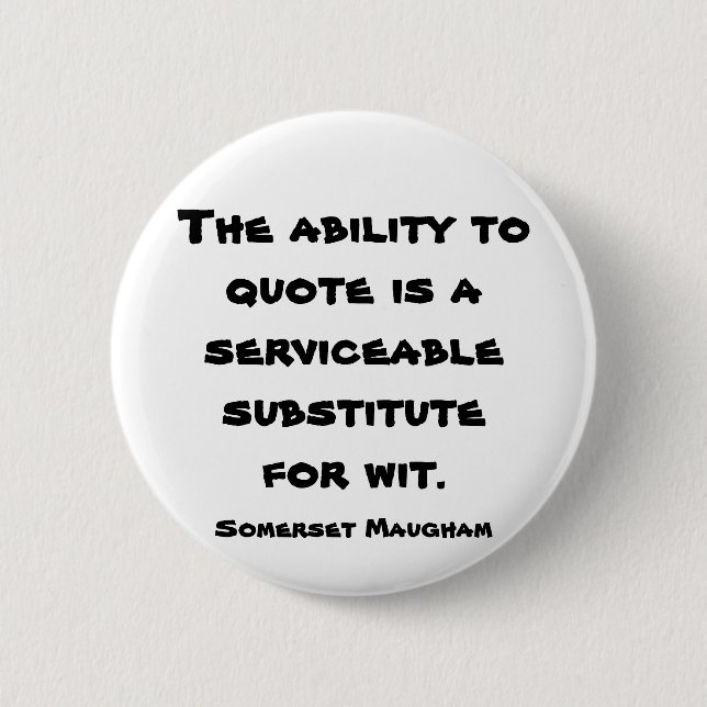 Chapa Redonda De 5 Cm La capacidad de citar (Anverso)