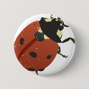 Chapa Redonda De 5 Cm La Casa De La Oficina LadyBug Personaliza El Desti