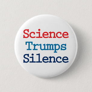 Chapa Redonda De 5 Cm La ciencia triunfa sobre el silencio - Anti Presid