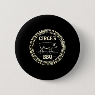 Chapa Redonda De 5 Cm La curiosa Odisea de Bbq de Mythology Circe en Gre