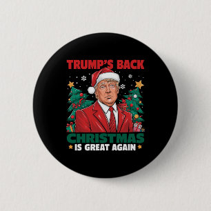 Chapa Redonda De 5 Cm La danza de Santa Trump vuelve a hacer grandes a l