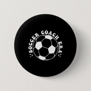 Chapa Redonda De 5 Cm La divertida cosecha de mi entrenador de fútbol er