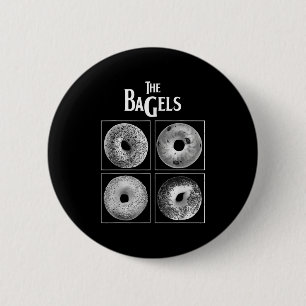 Chapa Redonda De 5 Cm La divertida panadería Bagel Bread Foodie Lover F