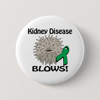 Chapa Redonda De 5 Cm La enfermedad renal afecta el diseño de la concien