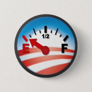 Chapa Redonda De 5 Cm La esperanza está en vacío - Barack Obama anti