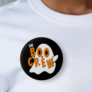 Chapa Redonda De 5 Cm La familia fantasma Boo Crew Halloween Black