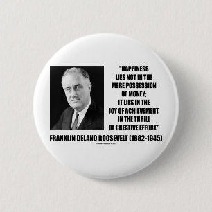 Chapa Redonda De 5 Cm La felicidad miente alegría de esfuerzo creativo