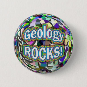 Chapa Redonda De 5 Cm ¡La geología es genial!