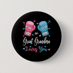 Chapa Redonda De 5 Cm La Gran Abuela Rosa O Azul Te Ama El Boxeo De Géne