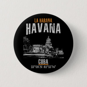 Chapa Redonda De 5 Cm La Habana