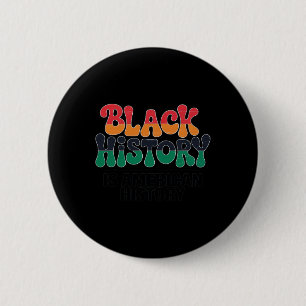 Chapa Redonda De 5 Cm La historia negra es la bandera panafricana de la