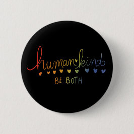 Chapa Redonda De 5 Cm La humanidad sea humana