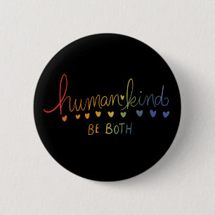 Chapa Redonda De 5 Cm La humanidad sea humana