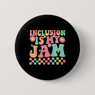 Chapa Redonda De 5 Cm La inclusión de la neurodiversidad es mi pasión Es