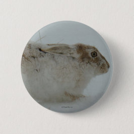 Chapa Redonda De 5 Cm La liebre de raquetas R7 está lista para correr