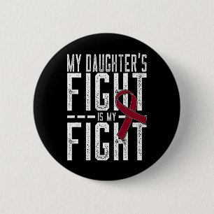 Chapa Redonda De 5 Cm La lucha de mi hija es la anemia falciforme