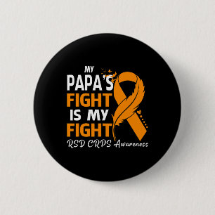 Chapa Redonda De 5 Cm La lucha de mi papá es por la conciencia de mi luc