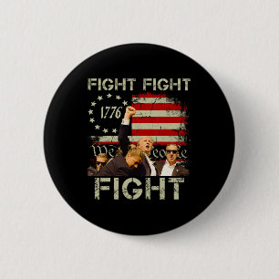 Chapa Redonda De 5 Cm La lucha de Trump contra las señales de Trump para