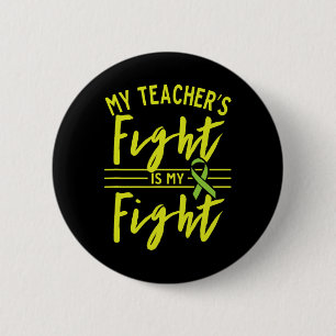 Chapa Redonda De 5 Cm La lucha del profesor es mi lucha contra la enferm