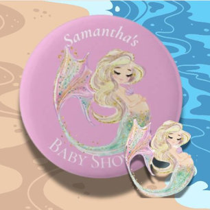 Chapa Redonda De 5 Cm La Madre De La Sirvienta Baby Shower