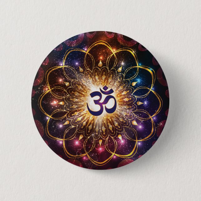 Chapa Redonda De 5 Cm La mayor potencia de OM (Anverso)
