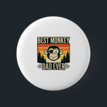Chapa Redonda De 5 Cm La Mejor Camiseta de Padre Mono Vintage de Todos l<br><div class="desc">La Mejor Camiseta de Padre Mono Vintage de Todos los Tiempos_1</div>