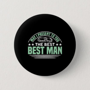 Chapa Redonda De 5 Cm La Mejor Despedida de Soltero del Mejor Padrino 1 