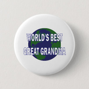 Chapa Redonda De 5 Cm La mejor gran abuela del mundo