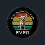 Chapa Redonda De 5 Cm La mejor mamá de Chihuahua<br><div class="desc">La mejor mamá de Chihuahua. Este gracioso y lindo accesorio de chihuahua es un regalo perfecto de amante del perro para una mujer, chica, esposa, novia, madre o hija que posee y ama a un perro chihuahua. Si eres el orgulloso propietario de un mascota chihuahua, y te encantan los perros...</div>