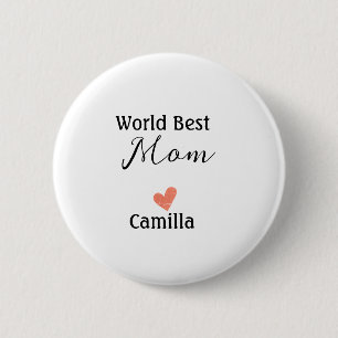 Chapa Redonda De 5 Cm la mejor mamá del mundo feliz día de la madre abue