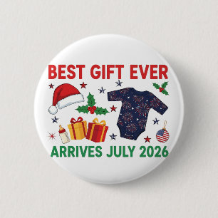 Chapa Redonda De 5 Cm La mejor Navidad Regalo Llega Julio 2026  