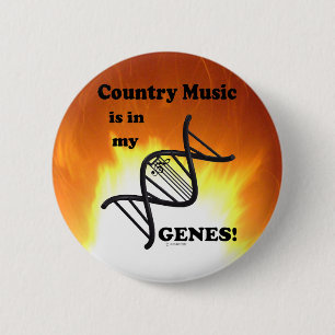 Chapa Redonda De 5 Cm La música country está en mis genes