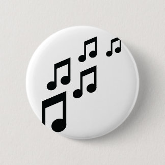 Chapa Redonda De 5 Cm la música observa el icono