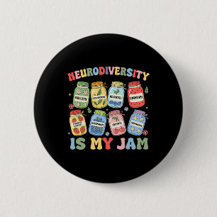 Chapa Redonda De 5 Cm La neurodiversidad es mi pasión Especial de inclus