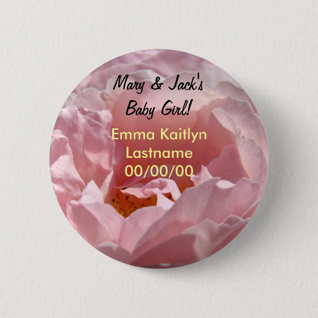 Chapa Redonda De 5 Cm La niña conocida del papá de la mamá abotona (Anverso)