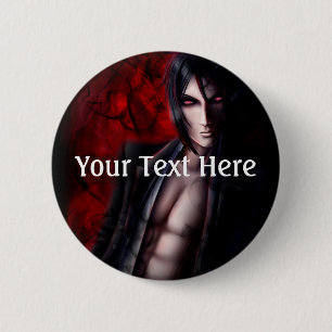 Chapa Redonda De 5 Cm La noche del diablo caído