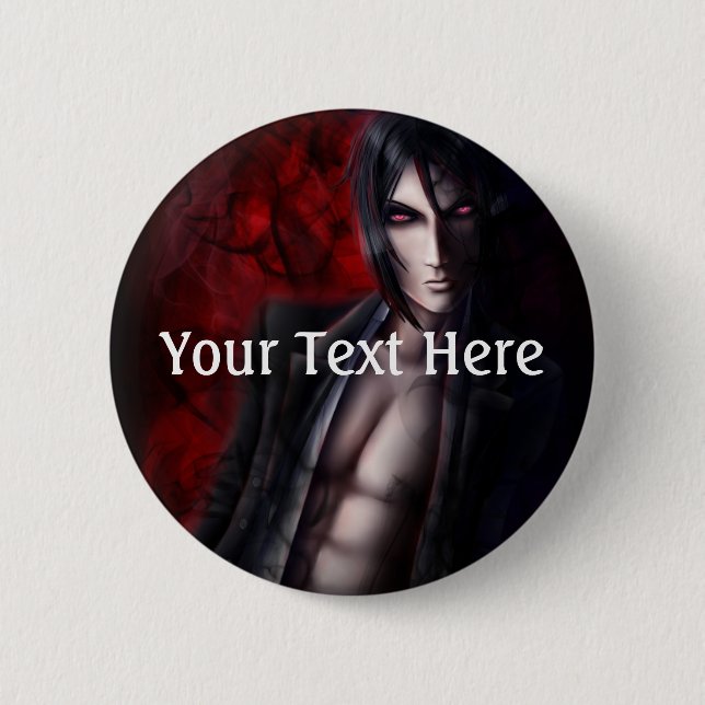 Chapa Redonda De 5 Cm La noche del diablo caído (Anverso)