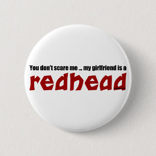 Chapa Redonda De 5 Cm La novia es Redhead