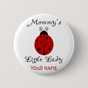 Chapa Redonda De 5 Cm ¡La pequeña señora de la mamá!  Diseño de la