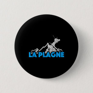 Chapa Redonda De 5 Cm La Plagne Esquí Snowboard Francia Resort Distre