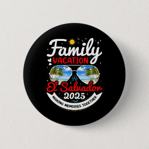 Chapa Redonda De 5 Cm La playa de El Salvador 2025 para familias
