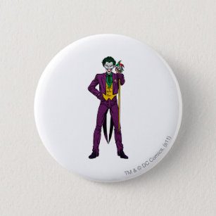 Chapa Redonda De 5 Cm La postura clásica del Joker