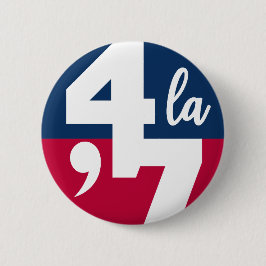 Chapa Redonda De 5 Cm La primera 47ª presidenta de Estados Unidos 2024