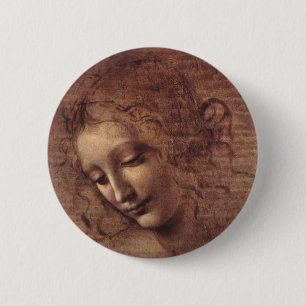 Chapa Redonda De 5 Cm La principal femenino Scapigliata