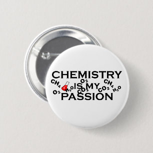Chapa Redonda De 5 Cm la química es mi pasión citas de químicos gracioso