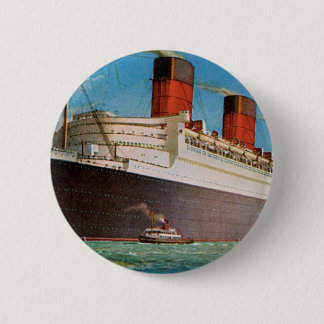 Chapa Redonda De 5 Cm La Reina María de Cunard White Star Line