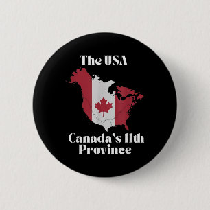 Chapa Redonda De 5 Cm La undécima provincia de las Canadas de Estados Un